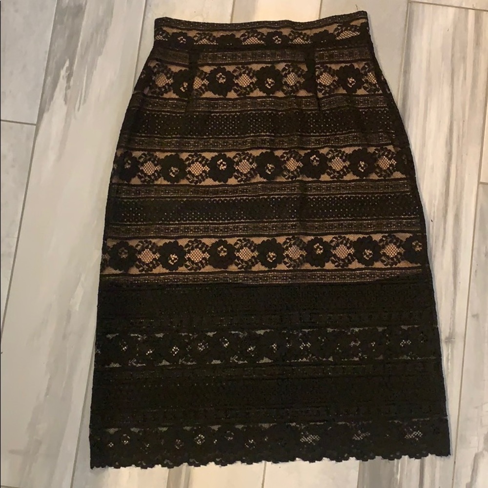 H&M Lace Overlay Skirt